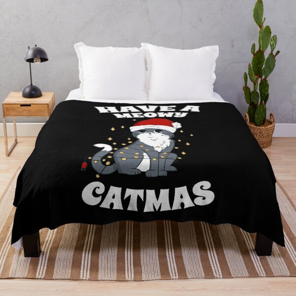 Item preview, Have a Meowy Catmas Christmas Funny Santa Cat designed and sold by Trenddesigns24.
