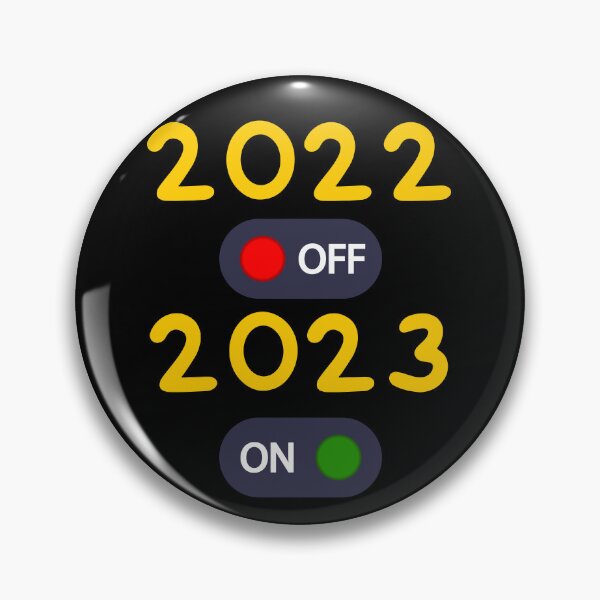 Item preview, HNY 2023,Happy New Year 2023 :on/off Funny meme : GOLD designed and sold by MokonoKokoro.