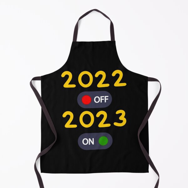 Item preview, HNY 2023,Happy New Year 2023 :on/off Funny meme : GOLD designed and sold by MokonoKokoro.