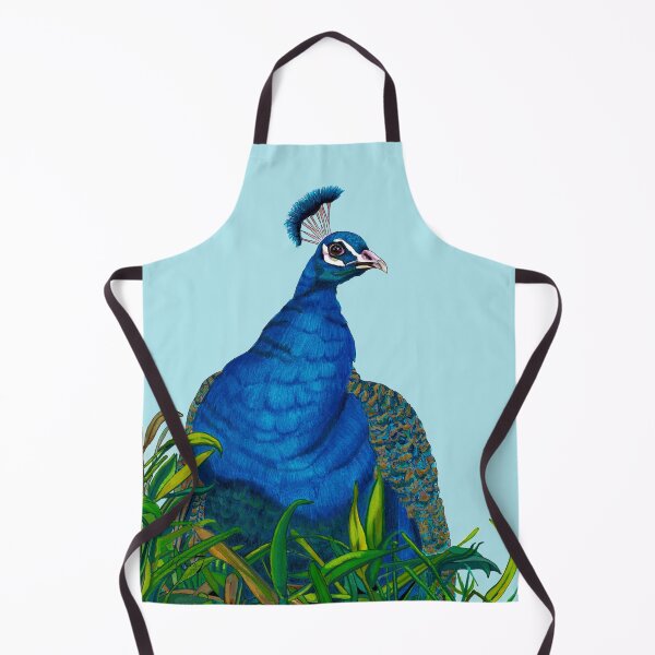 Item preview, Peacock watercolor portrait - fine art designed and sold by Heaven7.
