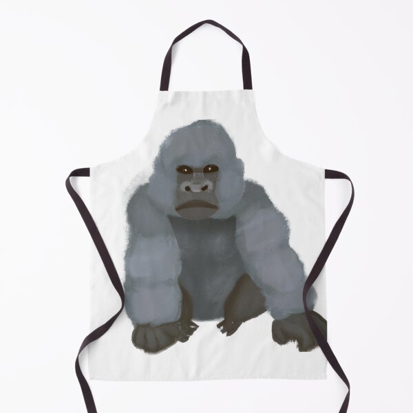 Item preview, Cute Gorilla Drawing designed and sold by WeHeartAnimals.