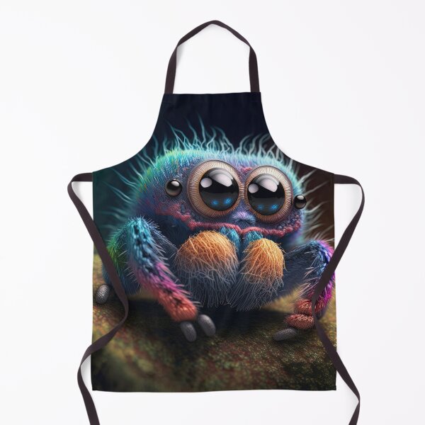 Item preview, cute fluffy jumping spider designed and sold by Avicularious.