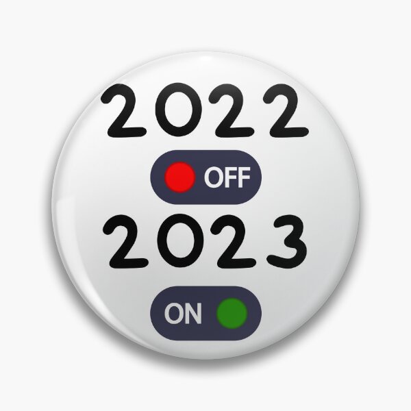 Item preview, HNY 2023,Happy New Year 2023 :on/off Funny meme : White designed and sold by MokonoKokoro.
