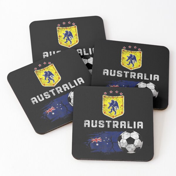 Item preview, Australia Soccer Fans Jersey Australian Flag Football Lovers T-Shirt designed and sold by Baron-Hagen.
