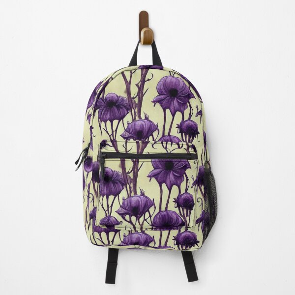 Item preview, Gothic Motif of Purple Poppies With Thorns Tim Burton Style designed and sold by raulmaler.