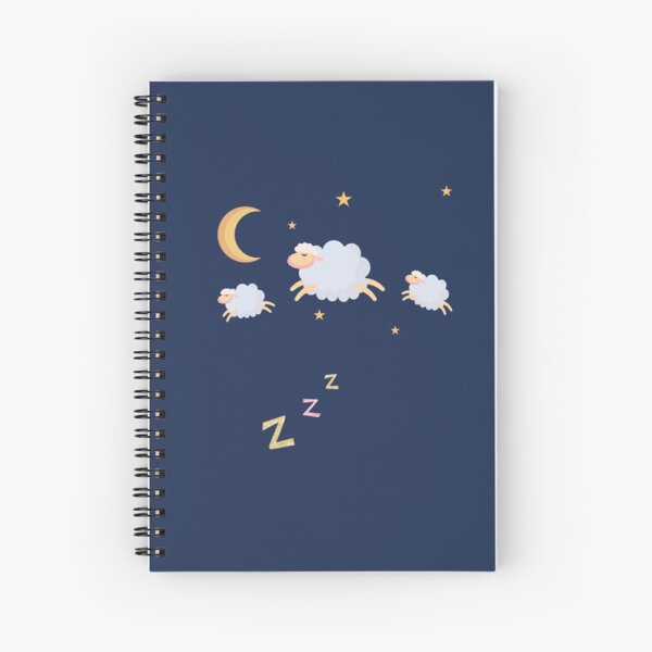 Three Sleepy Sheep Spiral Notebook