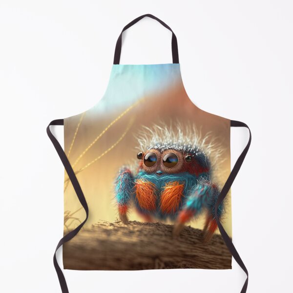 Item preview, cute fluffy jumping spider designed and sold by Avicularious.