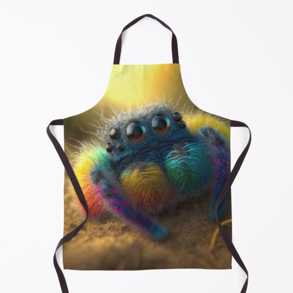Item preview, cute fluffy jumping spider designed and sold by Avicularious.