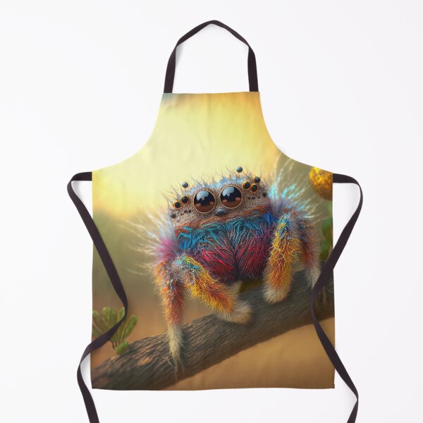 Item preview, cute fluffy jumping spider designed and sold by Avicularious.