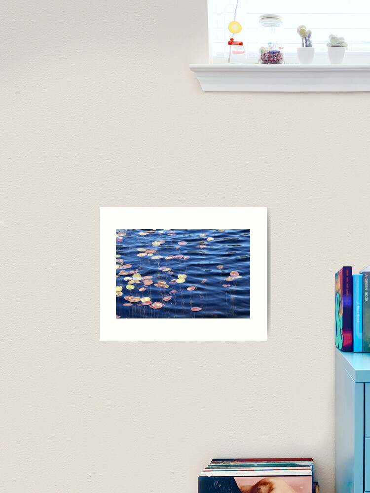 Thumbnail 2 of 3, Art Print, Colourful reeds Rainbow lake 1 designed and sold by janglover.