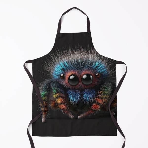 Item preview, cute fluffy jumping spider designed and sold by Avicularious.