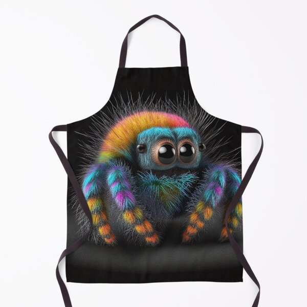 Item preview, cute fluffy jumping spider designed and sold by Avicularious.