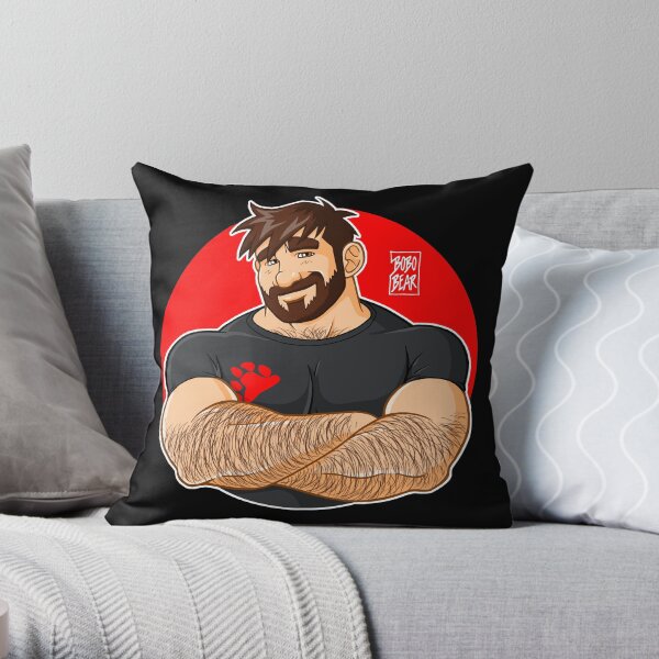 ADAM LIKES CROSSING ARMS Throw Pillow