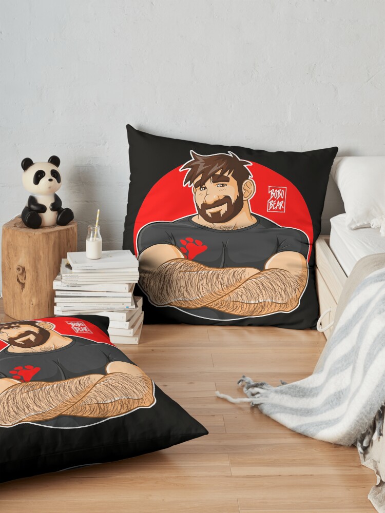 Alternate view of ADAM LIKES CROSSING ARMS Floor Pillow