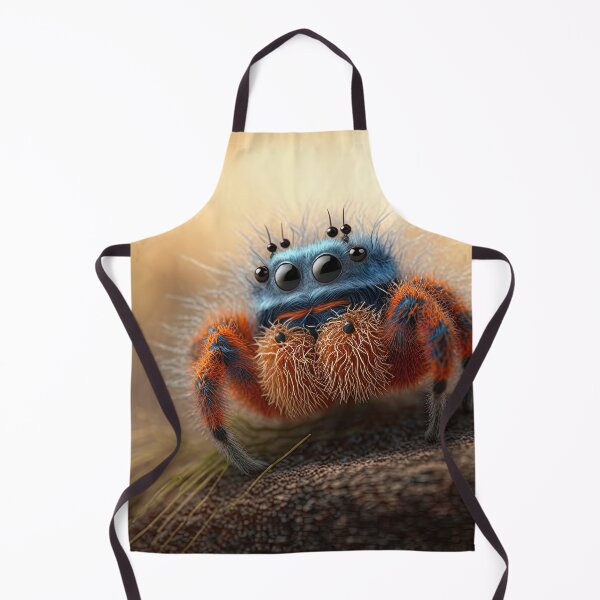 Item preview, cute fluffy jumping spider designed and sold by Avicularious.