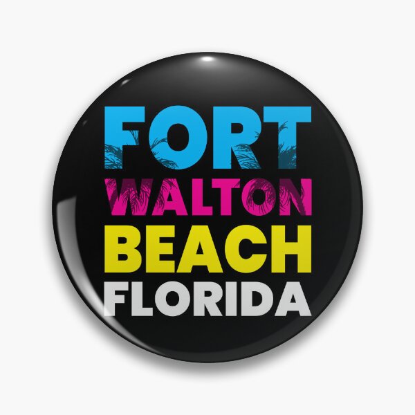 Item preview, Fort Walton Beach Florida Vacation Souvenir Colorful designed and sold by Delightfully Cynical.