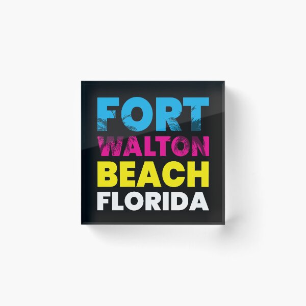 Item preview, Fort Walton Beach Florida Vacation Souvenir Colorful designed and sold by Delightfully Cynical.