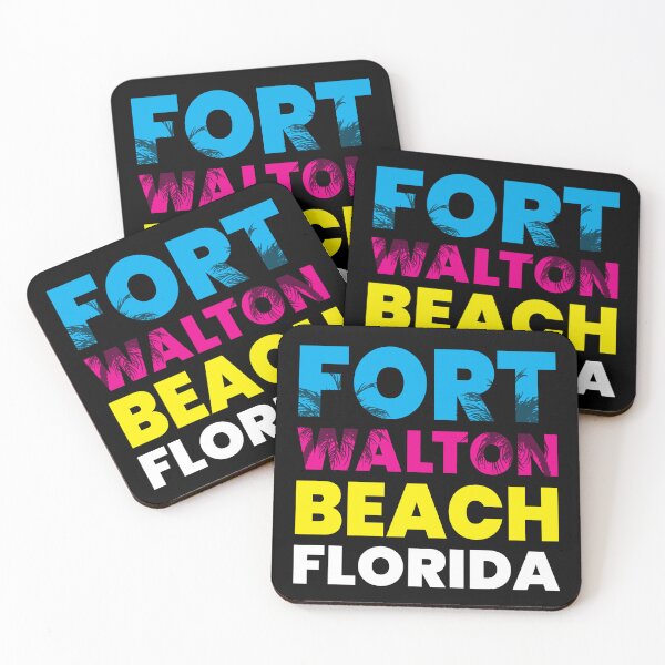 Item preview, Fort Walton Beach Florida Vacation Souvenir Colorful designed and sold by Delightfully Cynical.