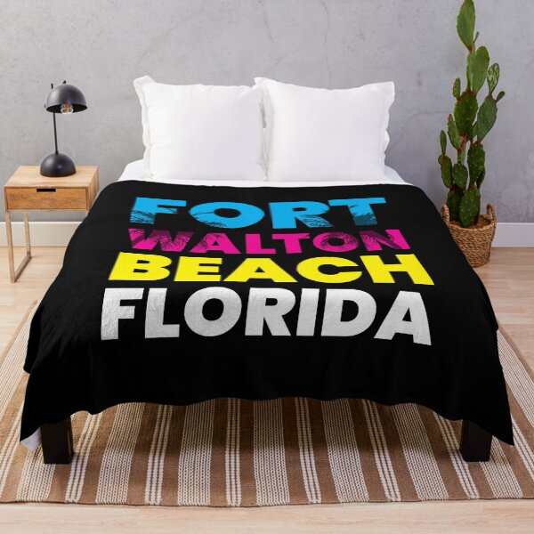 Item preview, Fort Walton Beach Florida Vacation Souvenir Colorful designed and sold by Delightfully Cynical.
