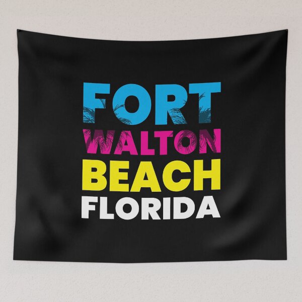 Item preview, Fort Walton Beach Florida Vacation Souvenir Colorful designed and sold by Delightfully Cynical.