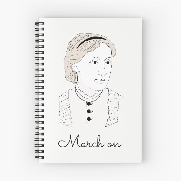 Artikelvorschau, Louisa May Alcott, März weiter entworfen und verkauft von GoodYarns.