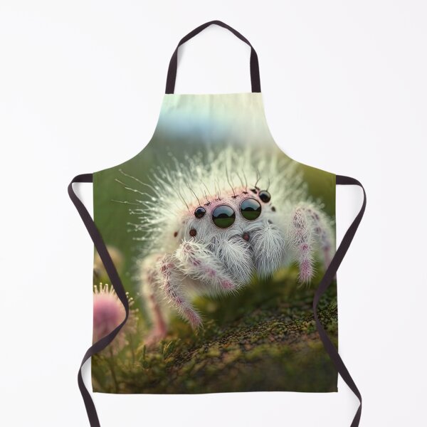 Item preview, cute fluffy jumping spider designed and sold by Avicularious.