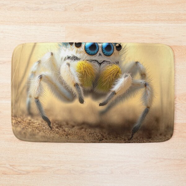 Item preview, cute fluffy jumping spider designed and sold by Avicularious.