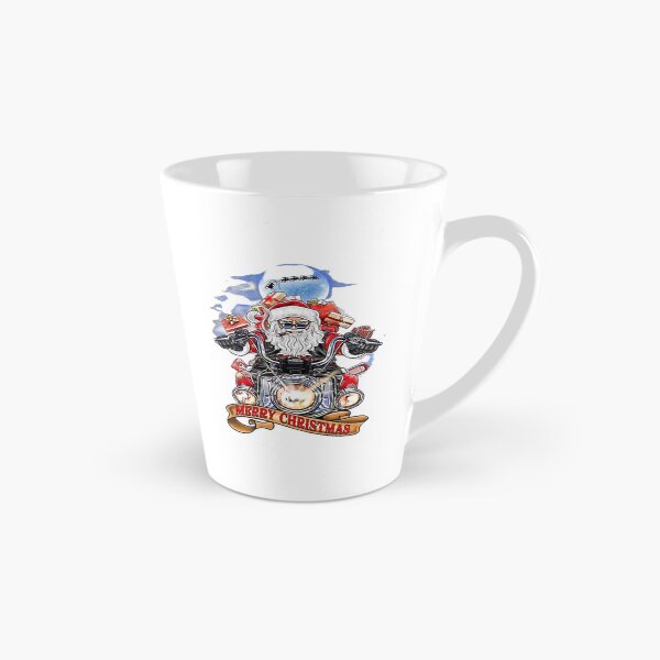 Item preview, Merry Christmas Biker Santa Motorcycle designed and sold by PadLoveRed.