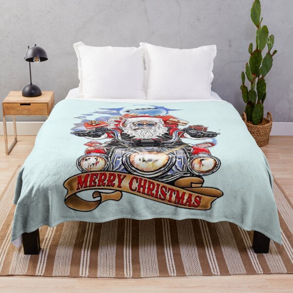 Item preview, Merry Christmas Biker Santa Motorcycle designed and sold by PadLoveRed.