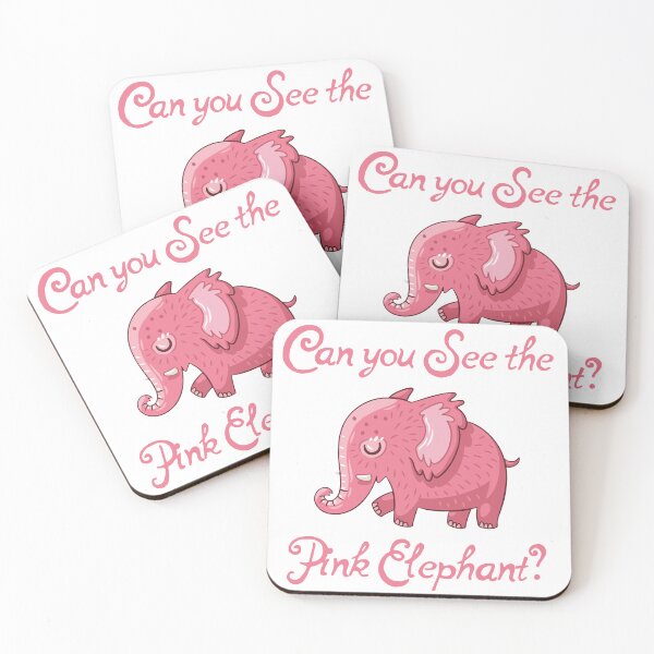 Item preview, pink elephant designed and sold by Kingrocker.