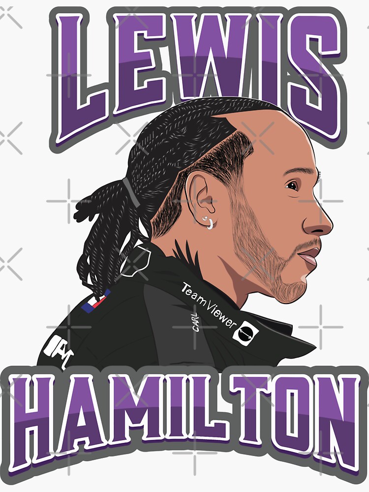 "Lewis Hamilton F1 Driver Mercedes F1 Team World Champion Drawing art