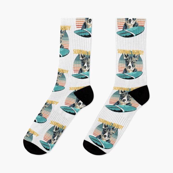 Item preview, Surfing Buddy - Funny & Cute Corgi designed and sold by BrainlabStudios.
