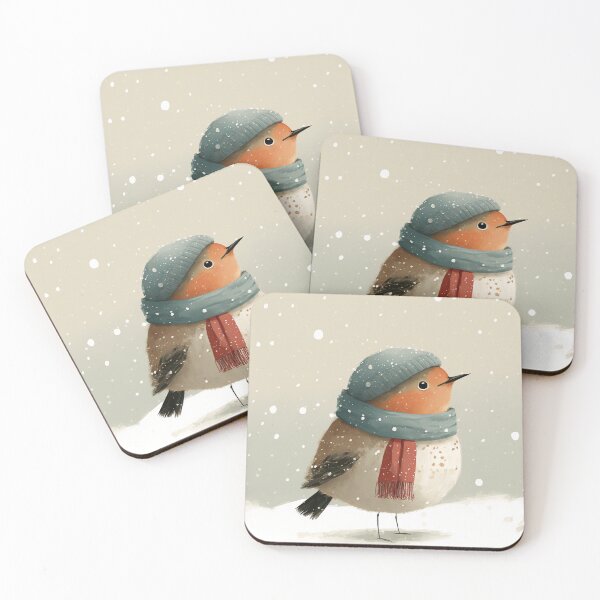 Item preview, Robin in winter designed and sold by NattyCorvus.