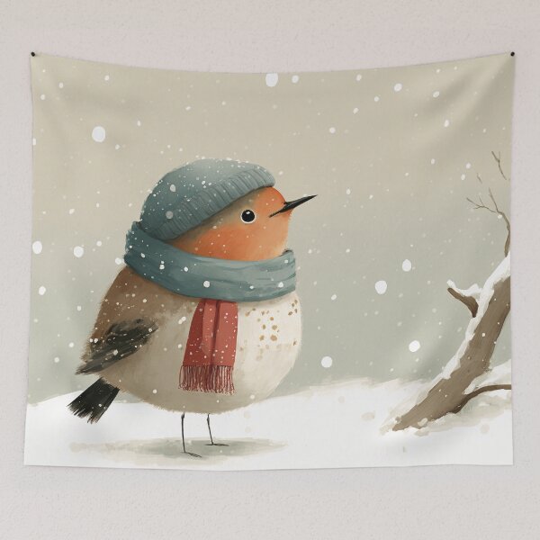Item preview, Robin in winter designed and sold by NattyCorvus.