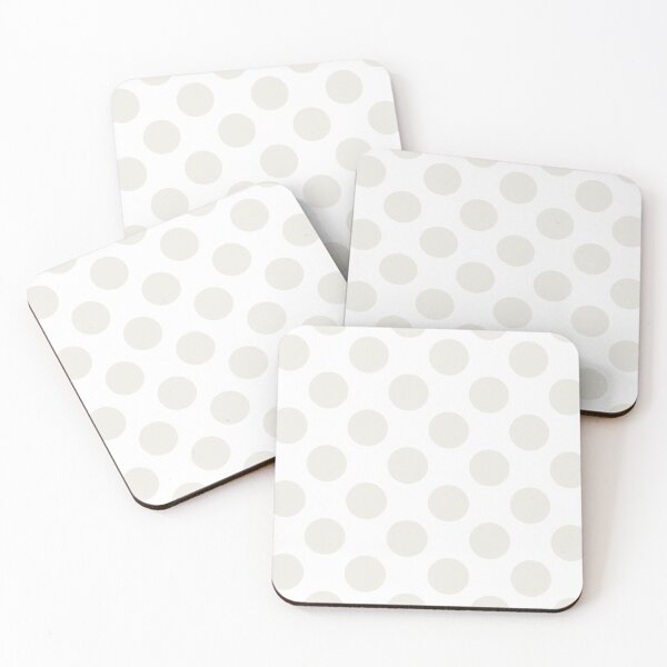 Item preview, Creamy Coconut Milk neutral polka dots designed and sold by coverinlove.