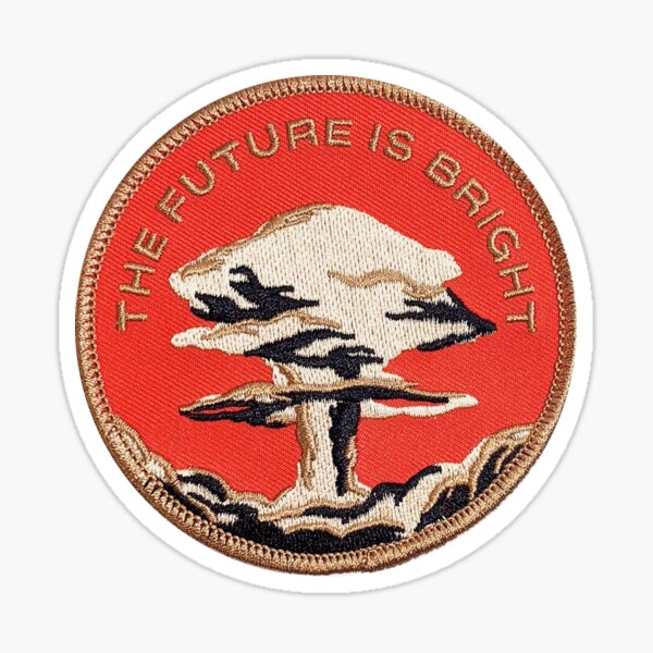 Item preview, The Future is Bright Sticker designed and sold by designolo.