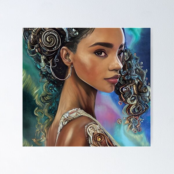 Item preview, Beautiful African Princess designed and sold by Huesoffun.