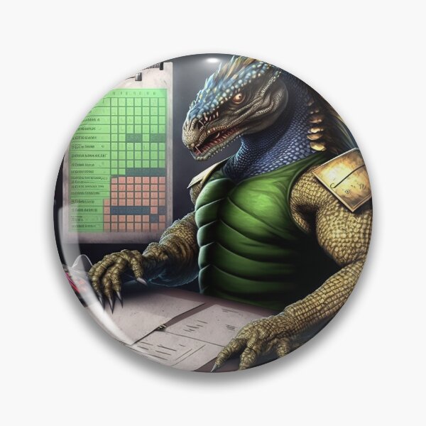 Item preview, lizard man in the office designed and sold by IA-Power.
