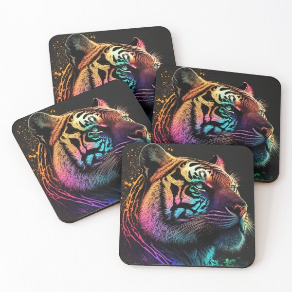 Item preview, Colorful Tiger Painting designed and sold by PaintLabs.