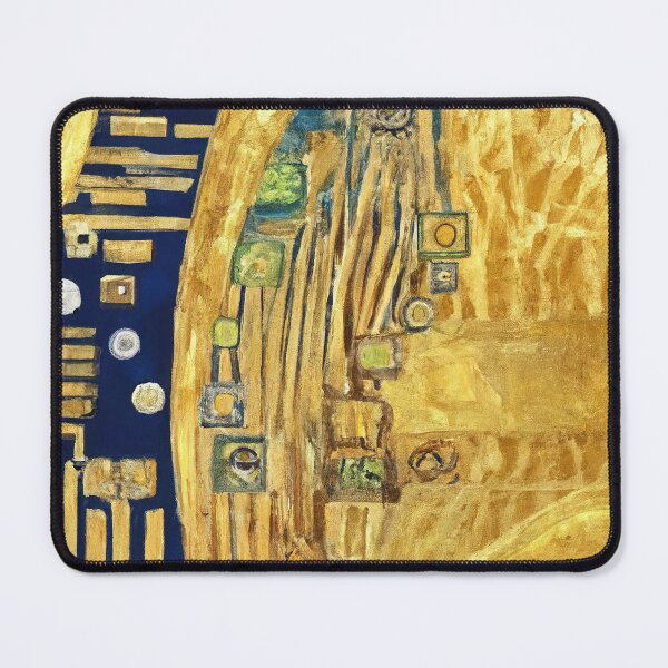 Item preview, Klimt Gold Blue Pattern designed and sold by maniacfitness.