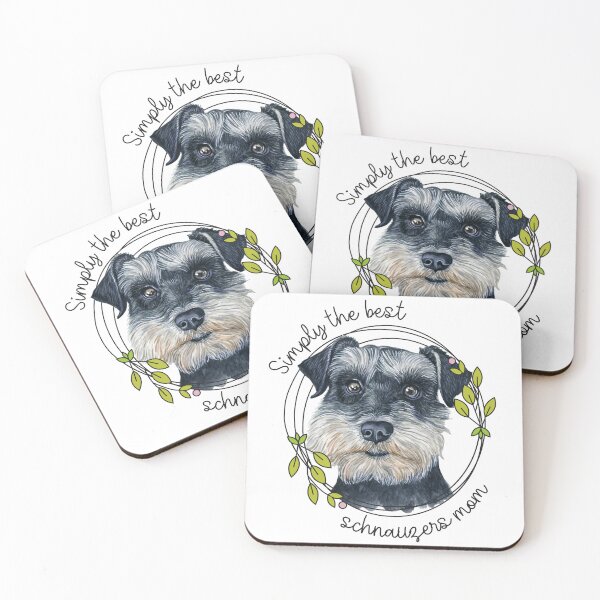 Item preview, Simply the Best Schnauzer Mom - Fun Dog Parent Gift designed and sold by Fusti.