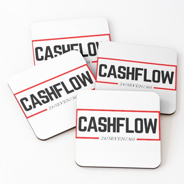 Item preview, CASHFLOW 24/SEVEN/365 white background  designed and sold by KingsManKind.