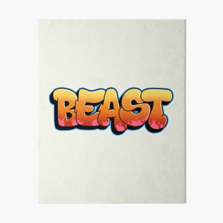 Mrs Beast  Poster for Sale by TommyeeNorris