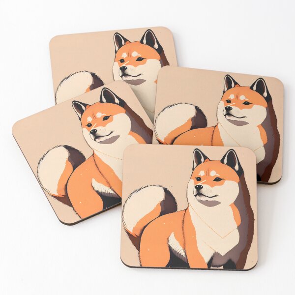 Item preview, Poster Style Shiba Inu  Shibe Eastern designed and sold by Shiba-Inu-Art.