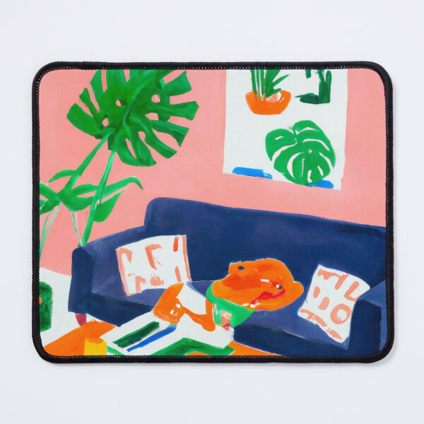 Item preview, the blue couch designed and sold by brushbotanist.