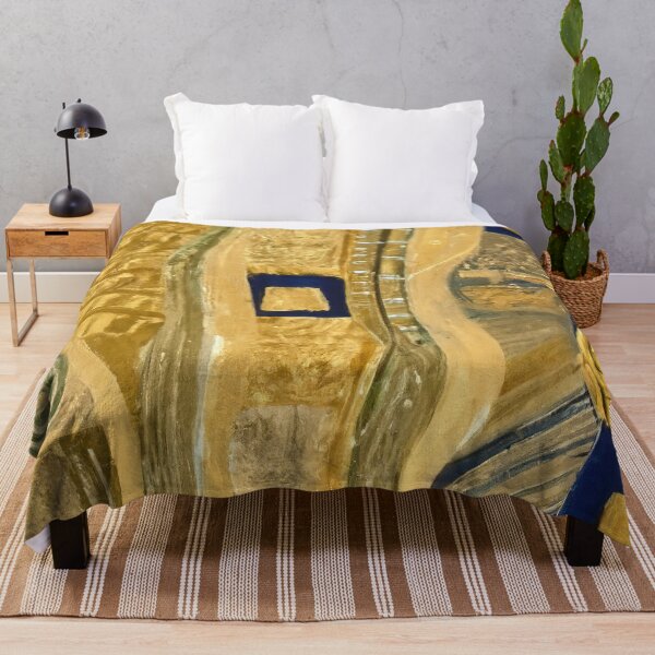 Item preview, Klimt Gold with Blue Pattern designed and sold by maniacfitness.