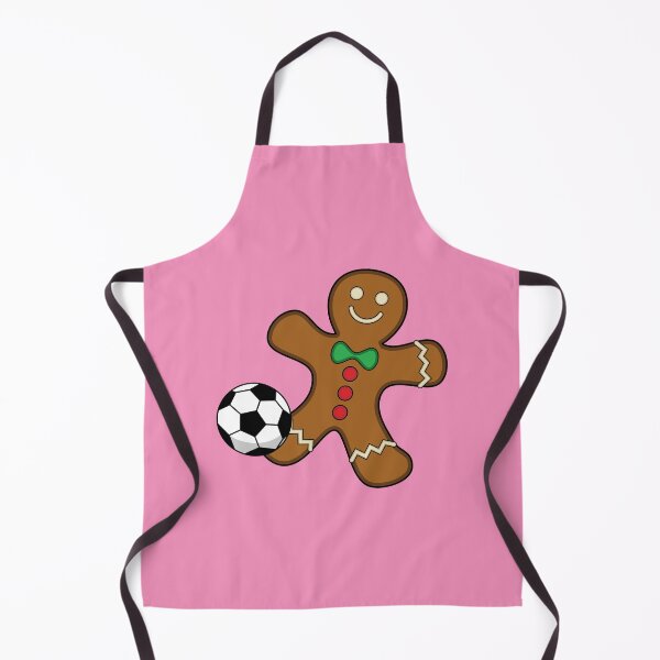 Item preview, Gingerbread Man Playing Soccer designed and sold by BirdAtWork.