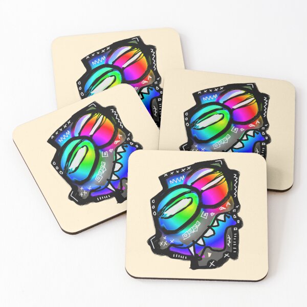 Item preview, Cool skeleton colorful neo-expressionism character skull designed and sold by Neo-Expression.