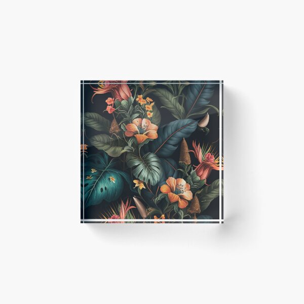 Item preview,  Exotic Florals | Dark | Trending Pattern 2023 designed and sold by Olenaus.