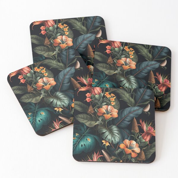 Item preview,  Exotic Florals | Dark | Trending Pattern 2023 designed and sold by Olenaus.